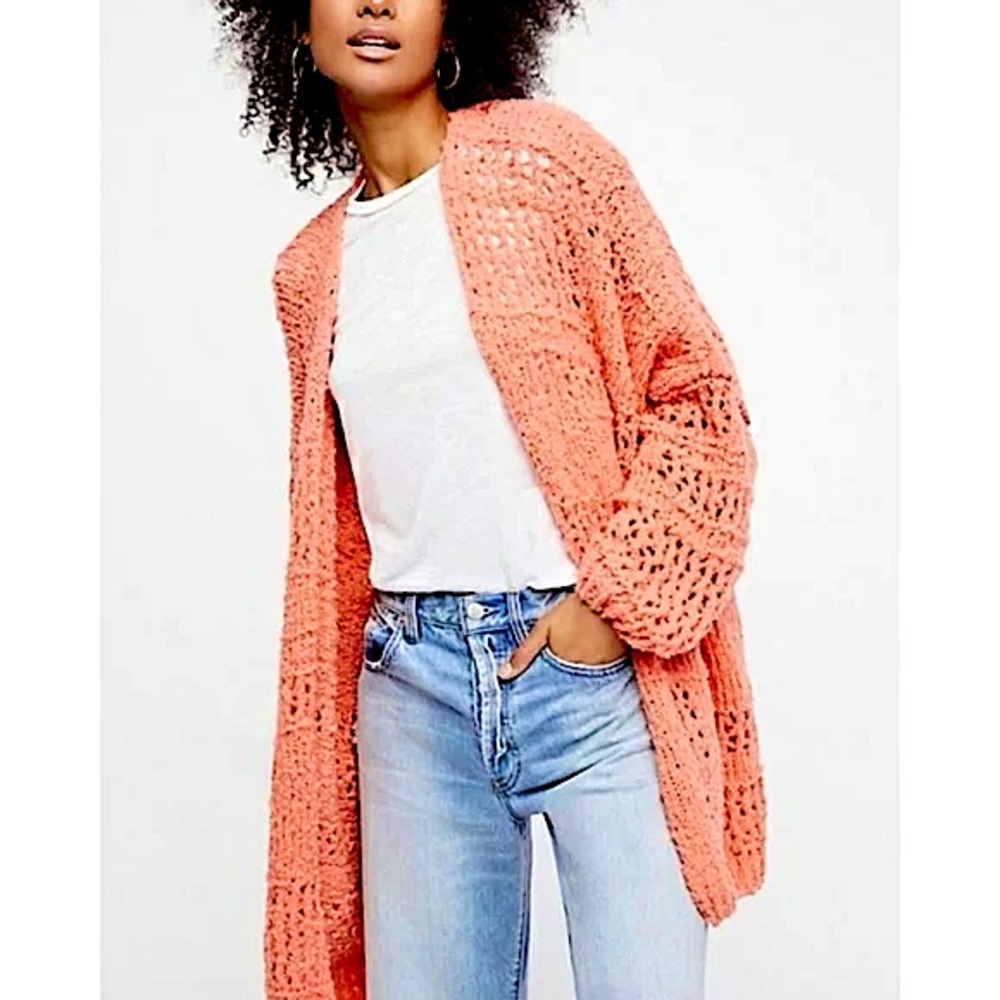 Free People Saturday Morning Chunky Cardigan, XS/S